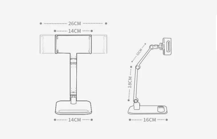 Soporte de monitor portátil para pantalla de 12 a 17,3 pulgadas, sin perforaciones, ajustable, para portátil, gaming, extensible, con abrazadera de escritorio