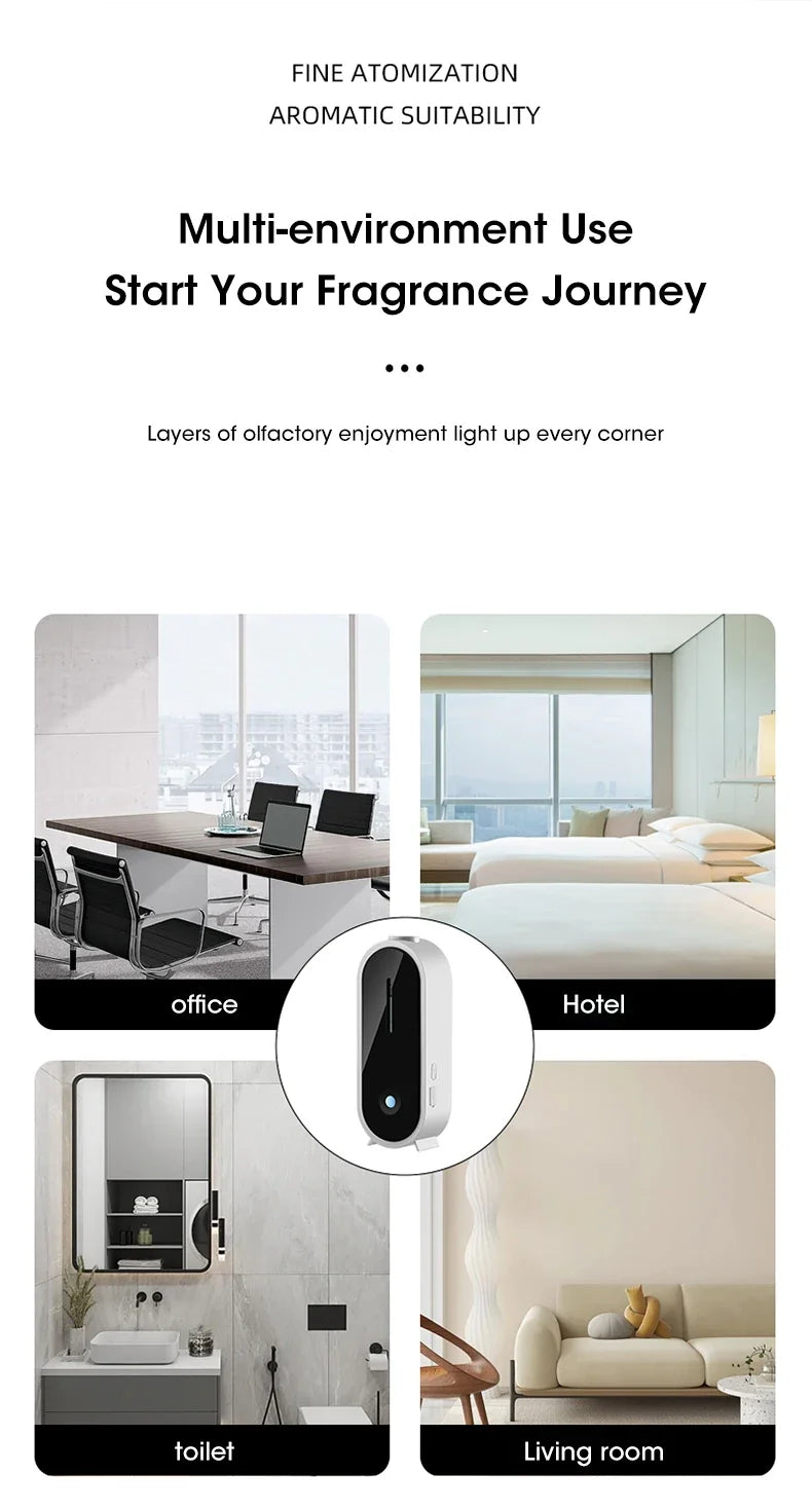 Difusor de aromaterapia premium con 5 modos, humidificador ultrasónico de difusión rápida y bajo nivel de ruido con carga USB para el hogar.