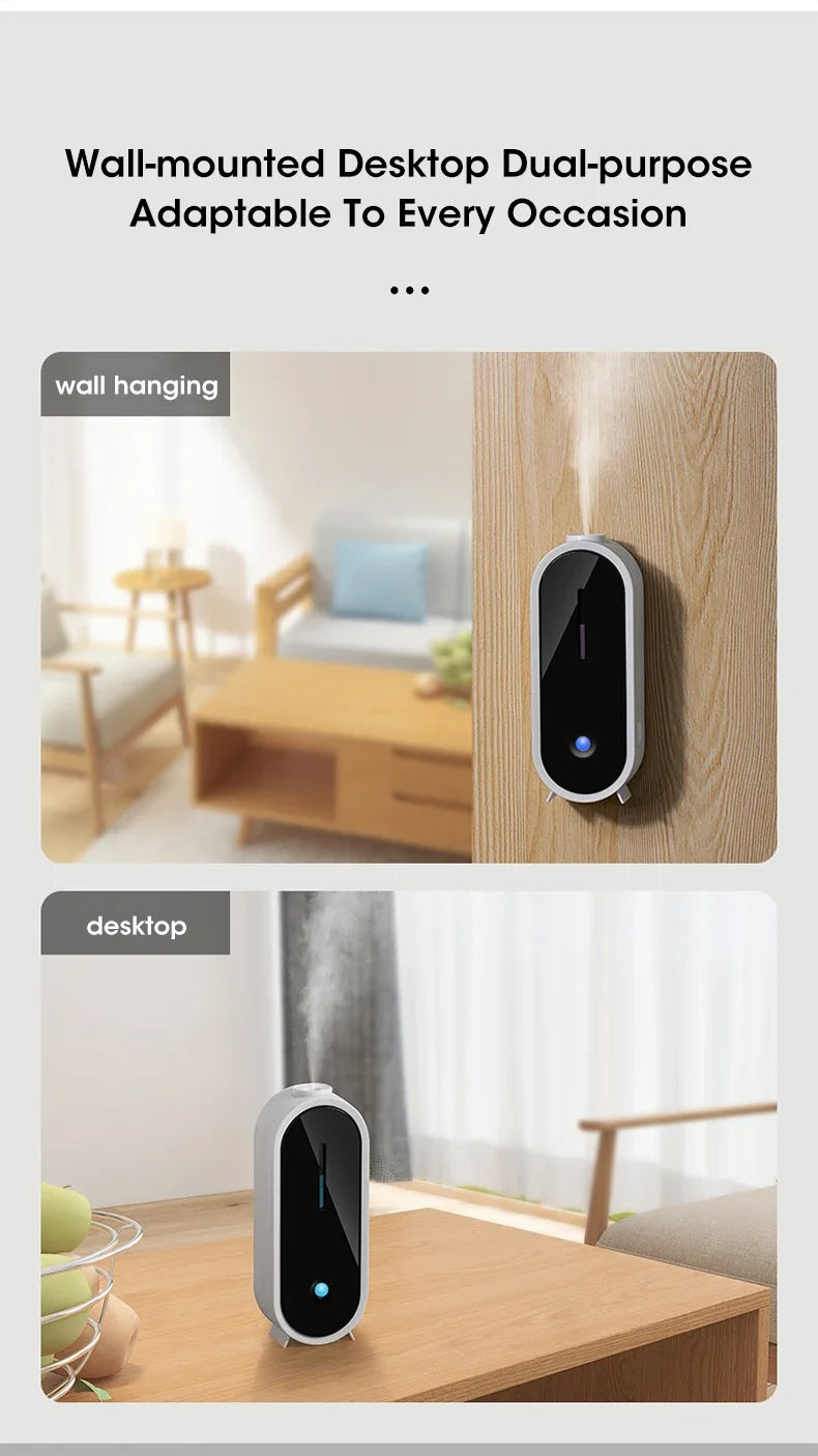 Difusor de aromaterapia premium con 5 modos, humidificador ultrasónico de difusión rápida y bajo nivel de ruido con carga USB para el hogar.