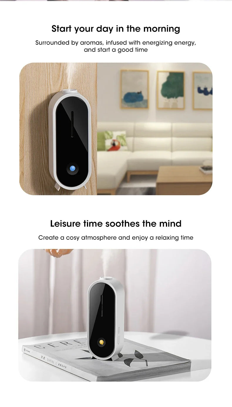 Difusor de aromaterapia premium con 5 modos, humidificador ultrasónico de difusión rápida y bajo nivel de ruido con carga USB para el hogar.